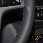 Установка кожаных оплеток на руль автомобиля в Уфе и в Деме
