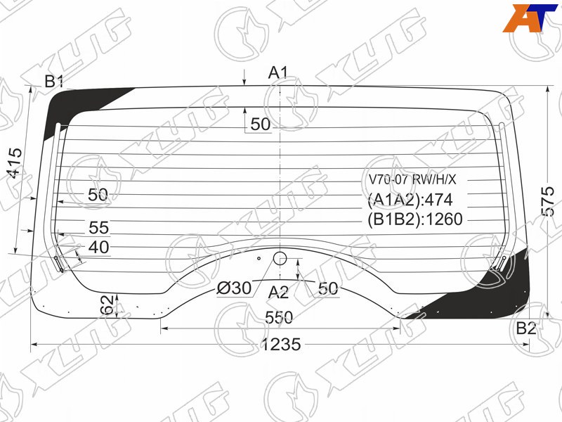 Заднее стекло Mitsubishi Pajero 4 в Уфе